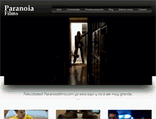 Tablet Screenshot of paranoiafilms.com